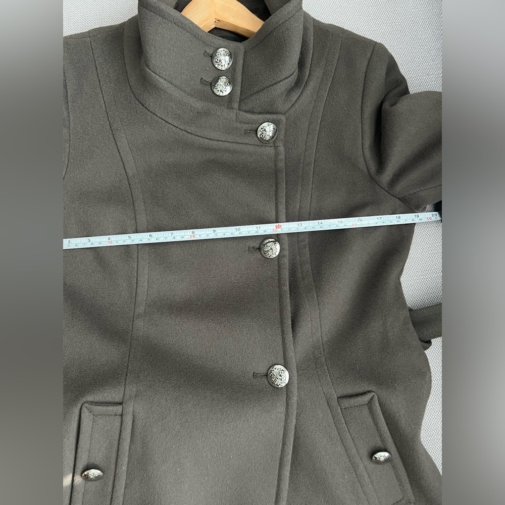 Tahari Loro Piana Italy Wool Coat Size 10 - Picture 14 of 17